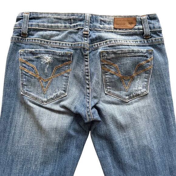 Vigoss Jeans Women's Sz 5/6 28 The Miami Boot Bootcut Distressed Grunge Low Rise - Picture 15 of 16